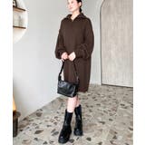 ハーフジップニットワンピース6G | moment+ | 詳細画像62 