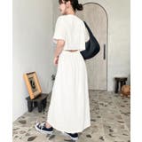 綿100％無地＆ボーダー オープンバック半袖ワンピース | moment+ | 詳細画像19 