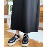 綿100％無地＆ボーダー オープンバック半袖ワンピース | moment+ | 詳細画像60 