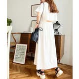 綿100％無地＆ボーダー オープンバック半袖ワンピース | moment+ | 詳細画像9 