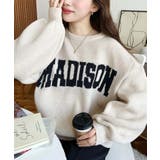 ロゴジャガードニットプルオーバー6G アルパカタッチ | moment+ | 詳細画像2 