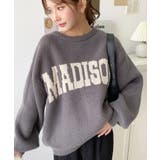 ロゴジャガードニットプルオーバー6G アルパカタッチ | moment+ | 詳細画像22 