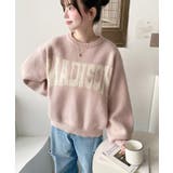 ロゴジャガードニットプルオーバー6G アルパカタッチ | moment+ | 詳細画像31 