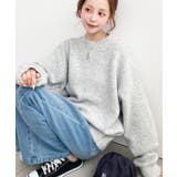 \13色展開♪ ゆったりもちもちミックスカラーニットプルオーバー(自宅で洗えるウ… | moment+ | 詳細画像54