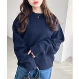 \13色展開♪ ゆったりもちもちミックスカラーニットプルオーバー(自宅で洗えるウ… | moment+ | 詳細画像56