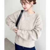 \13色展開♪ ゆったりもちもちミックスカラーニットプルオーバー(自宅で洗えるウ… | moment+ | 詳細画像67