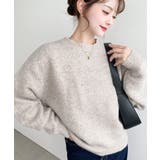 \13色展開♪ ゆったりもちもちミックスカラーニットプルオーバー(自宅で洗えるウ… | moment+ | 詳細画像68
