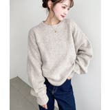 \13色展開♪ ゆったりもちもちミックスカラーニットプルオーバー(自宅で洗えるウ… | moment+ | 詳細画像70