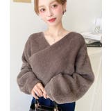 モカ | シャギーニットプルオーバーカシュクール | moment+