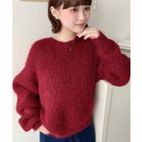 ざっくり畦編みMIXヤーンニットプルオーバー | moment+ | 詳細画像22 