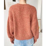 ざっくり畦編みMIXヤーンニットプルオーバー | moment+ | 詳細画像35 