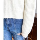 ざっくり畦編みMIXヤーンニットプルオーバー | moment+ | 詳細画像9 