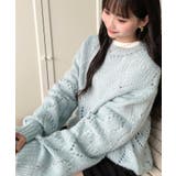 モヘア混ハート柄ニット | moment+ | 詳細画像26 