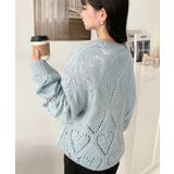 モヘア混ハート柄ニット | moment+ | 詳細画像27 