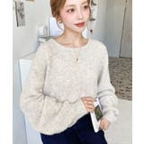 前後2WAYブークレニットリボンカーディガン | moment+ | 詳細画像16 