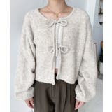 前後2WAYブークレニットリボンカーディガン | moment+ | 詳細画像22 