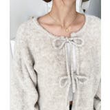 前後2WAYブークレニットリボンカーディガン | moment+ | 詳細画像23 