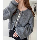 前後2WAYブークレニットリボンカーディガン | moment+ | 詳細画像29 