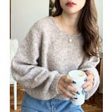 前後2WAYブークレニットリボンカーディガン | moment+ | 詳細画像52 