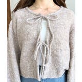 前後2WAYブークレニットリボンカーディガン | moment+ | 詳細画像57 