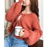 前後2WAYブークレニットリボンカーディガン | moment+ | 詳細画像67 