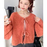 前後2WAYブークレニットリボンカーディガン | moment+ | 詳細画像69 