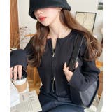 Wジップリブニットカーディガン | moment+ | 詳細画像14 