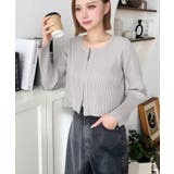 Wジップリブニットカーディガン | moment+ | 詳細画像34 