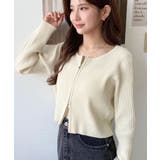 Wジップリブニットカーディガン | moment+ | 詳細画像47 