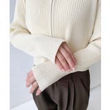 Wジップリブニットカーディガン | moment+ | 詳細画像59 