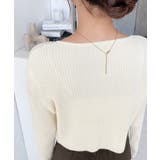 Wジップリブニットカーディガン | moment+ | 詳細画像60 