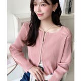 Wジップリブニットカーディガン | moment+ | 詳細画像65 