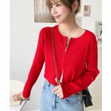 Wジップリブニットカーディガン | moment+ | 詳細画像83 