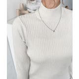 ボトルネックラメニットプルオーバ 12G | moment+ | 詳細画像17 