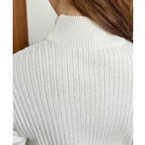 ボトルネックラメニットプルオーバ 12G | moment+ | 詳細画像20 