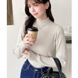 ボトルネックラメニットプルオーバ 12G | moment+ | 詳細画像27 