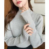 ボトルネックラメニットプルオーバ 12G | moment+ | 詳細画像56 