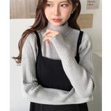 ボトルネックラメニットプルオーバ 12G | moment+ | 詳細画像58 