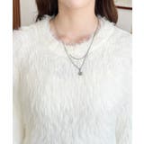 クルーネックショート丈ロングフェザーニットプルオーバー | moment+ | 詳細画像7 