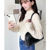 ラインストーンハイネックリブニットプルオーバー | moment+ | 詳細画像12 