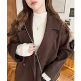 パールハイネックリブニットプルオーバー | moment+ | 詳細画像21 