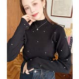 パールハイネックリブニットプルオーバー | moment+ | 詳細画像22 