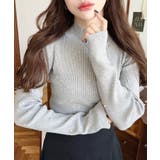 パールハイネックリブニットプルオーバー | moment+ | 詳細画像31 