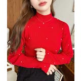 パールハイネックリブニットプルオーバー | moment+ | 詳細画像42 