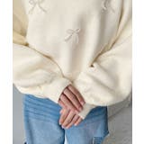 パールリボンパーツ付きショート丈もちもちニットプルオーバー | moment+ | 詳細画像12 