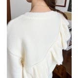 アシメフリルもちもちニットプルオーバー | moment+ | 詳細画像13 