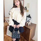 アシメフリルもちもちニットプルオーバー | moment+ | 詳細画像15 