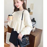 アシメフリルもちもちニットプルオーバー | moment+ | 詳細画像16 