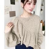 アシメフリルもちもちニットプルオーバー | moment+ | 詳細画像25 