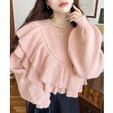 アシメフリルもちもちニットプルオーバー | moment+ | 詳細画像31 